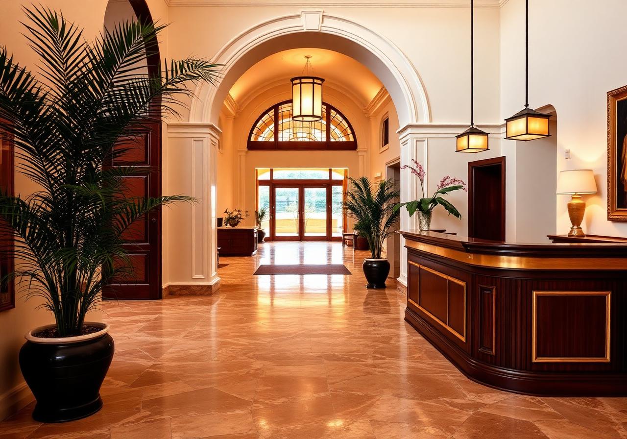 Hotel lobby